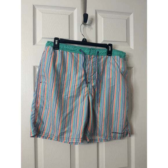 Vineyard Vines Pinstripe Pastel Swim Trunks Board Shorts Sz: Medium - Picture 1 of 3